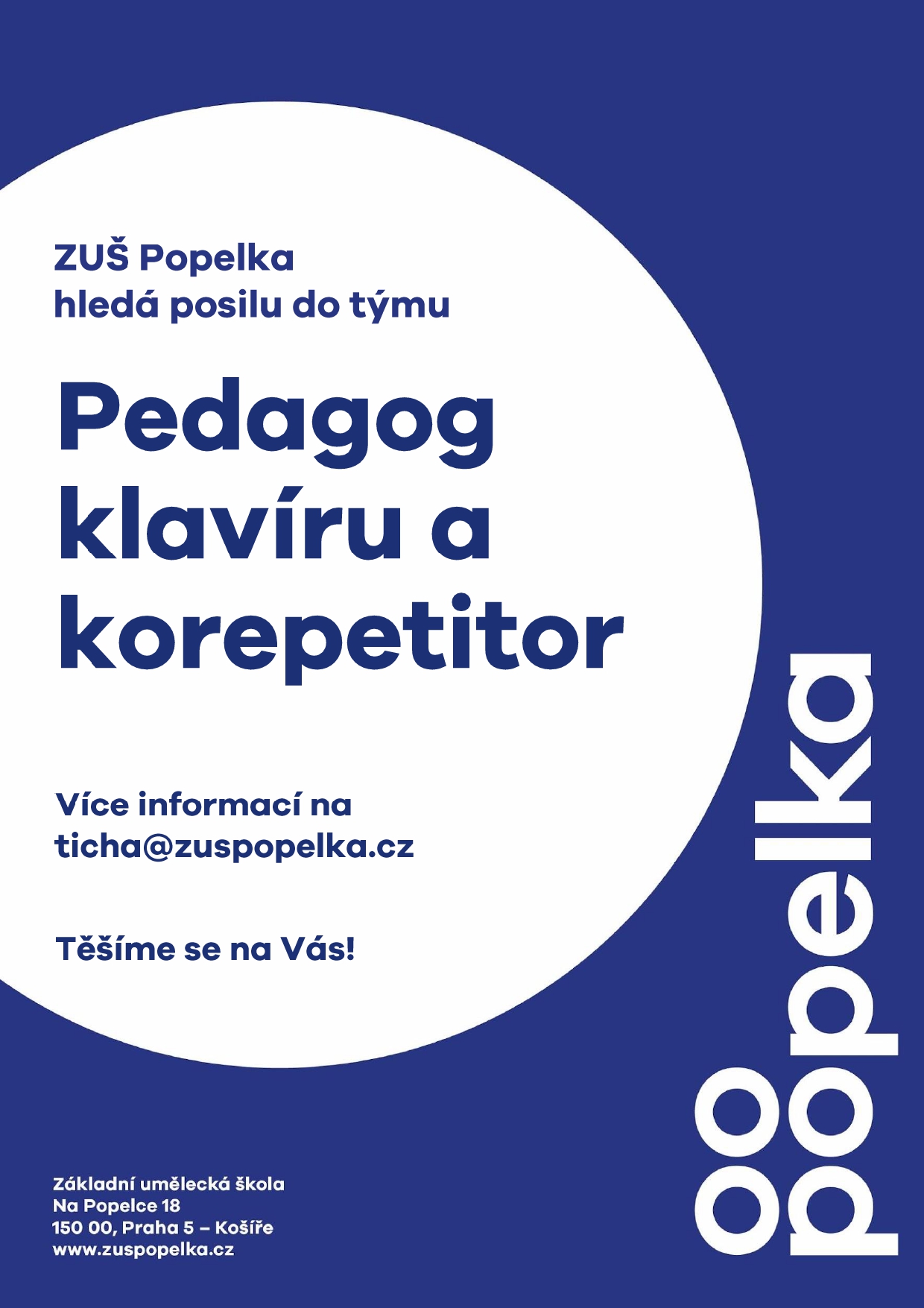 ZUŠ Popelka hledá posilu do týmu klavírního oddělení