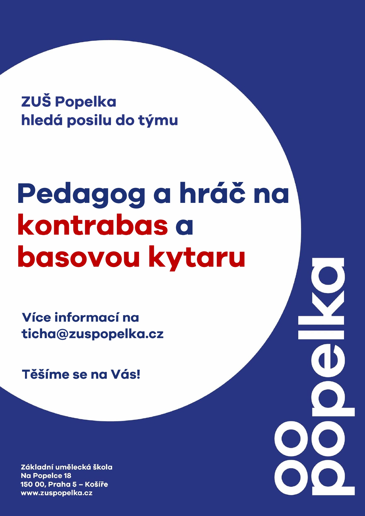 ZUŠ Popelka hledá posilu do týmu 